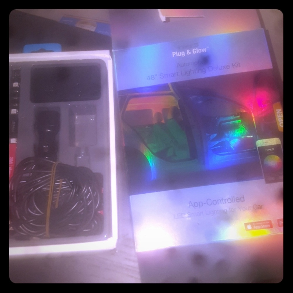 Interior car glow light kit